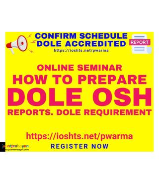 DOLE OSH Reports DOLE Reportorials DO252  Requirements Seminar Online
