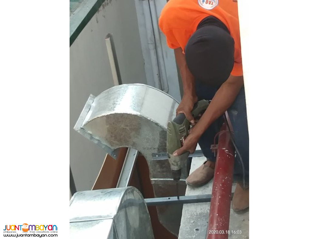 Exhaust and Fresh Air Ducting Ventilation Installation and Fabrication