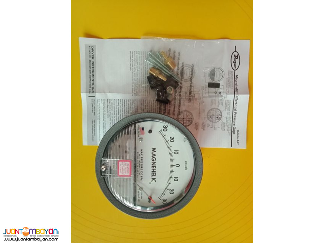 Magnehelic Gage, Differential Pressure Gage, Magnehelic Gauge