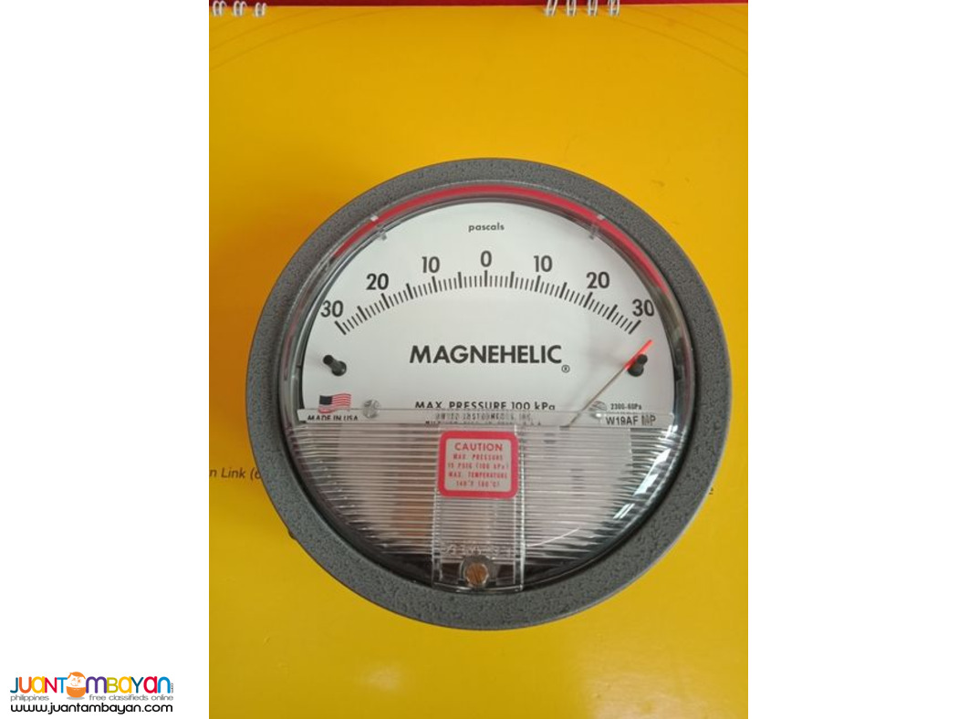 Magnehelic Gage, Differential Pressure Gage, Magnehelic Gauge