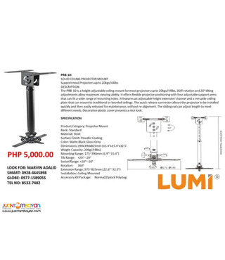 Lumi TV Bracket and Mount Ceiling Bracket Projector