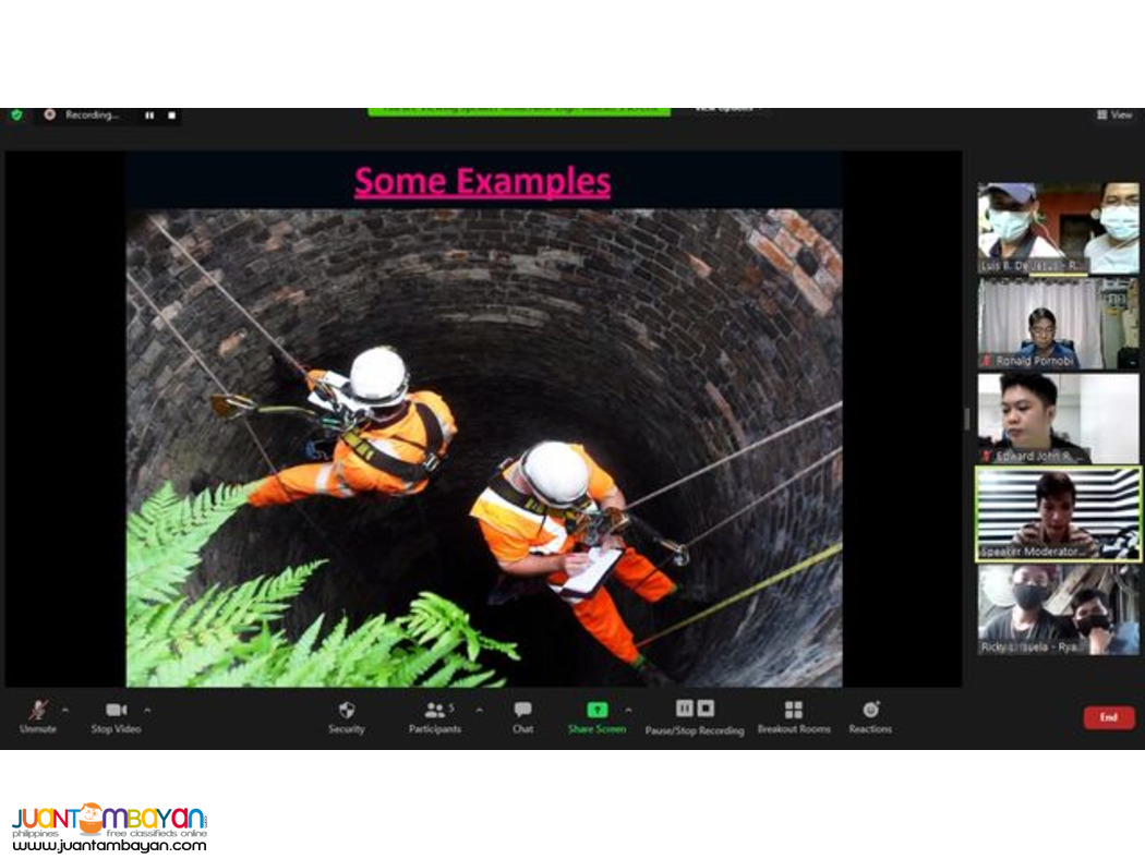 Confined Space Entry Safety Training DOLE Confined Space Training