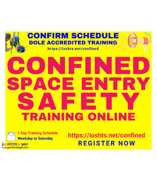 Confined Space Entry Safety Training DOLE Confined Space Training