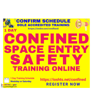 Confined Space Entry Safety Training DOLE Confined Space Training