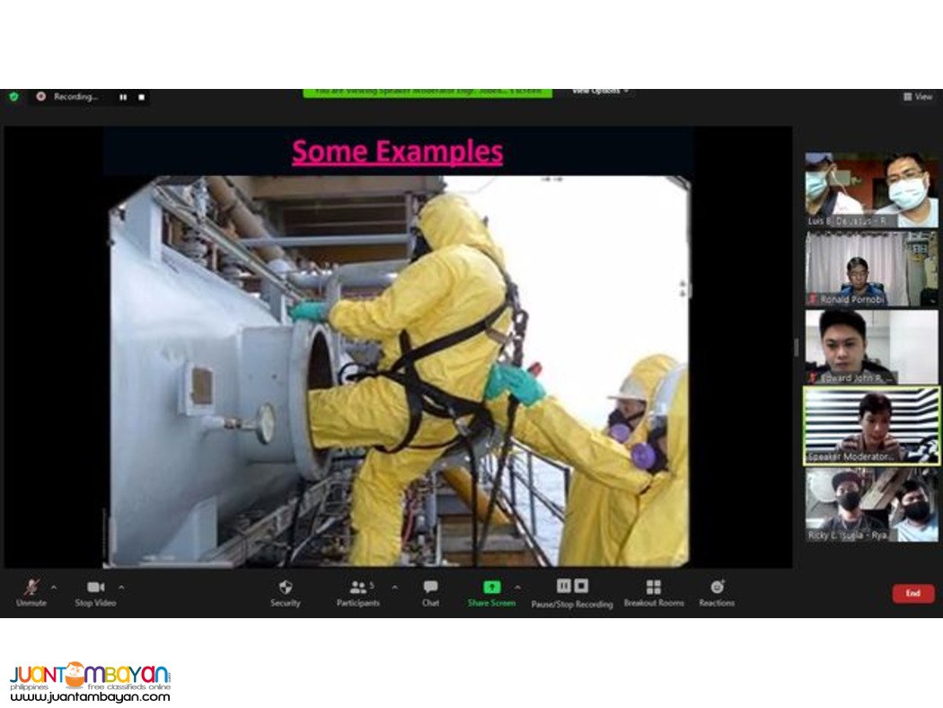 Confined Space Entry Safety Training DOLE Confined Space Training