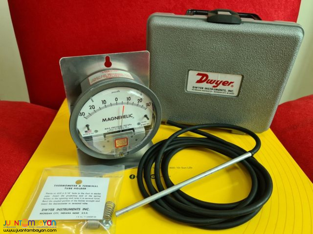 Portable Magnehelic Gage, Manometer, Differential Pressure Manometer