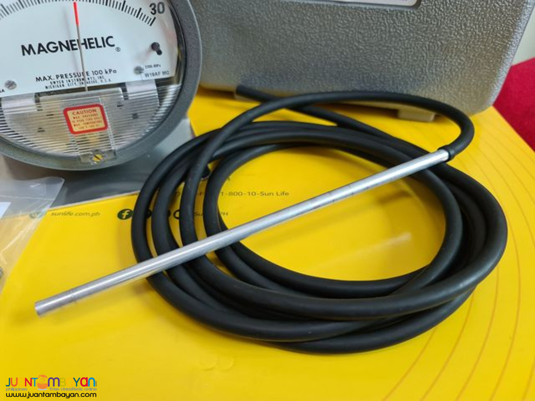 Portable Magnehelic Gage, Manometer, Differential Pressure Manometer