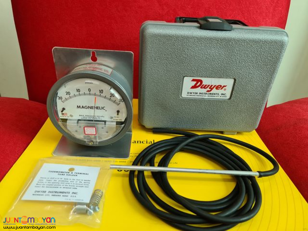 Portable Magnehelic Gage, Manometer, Differential Pressure Manometer