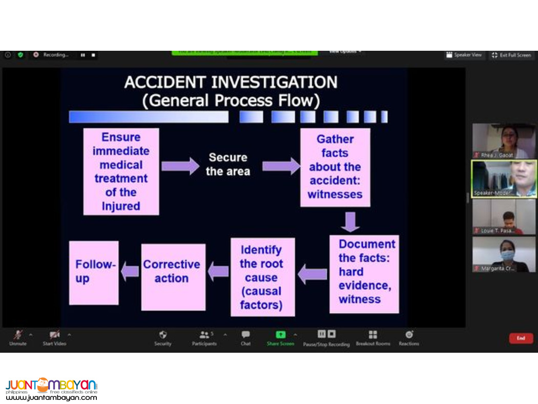 SO3 Training Online LCM Training Safety Officer 3 DOLE Training