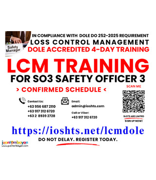 SO3 Training Online LCM Training Safety Officer 3 DOLE Training