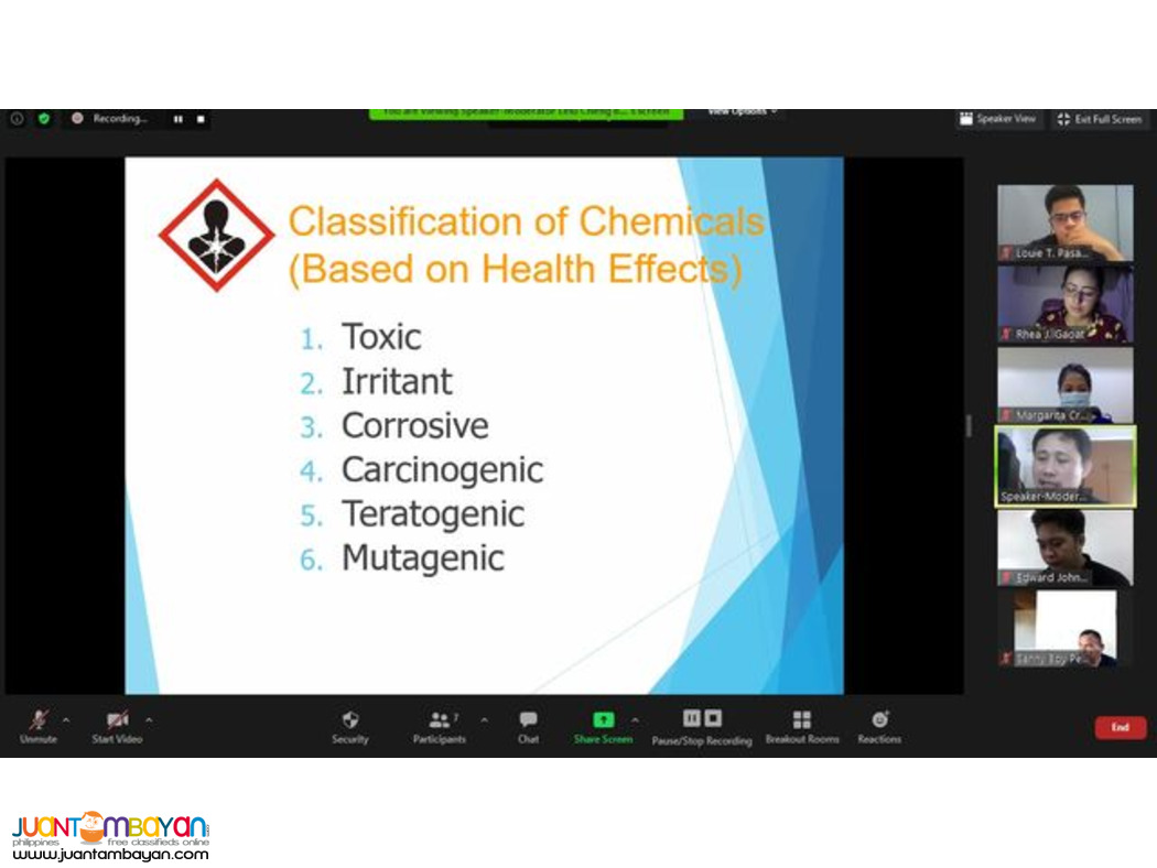 SO3 Safety Officer 3 Training Online DOLE Training LCM Training Online