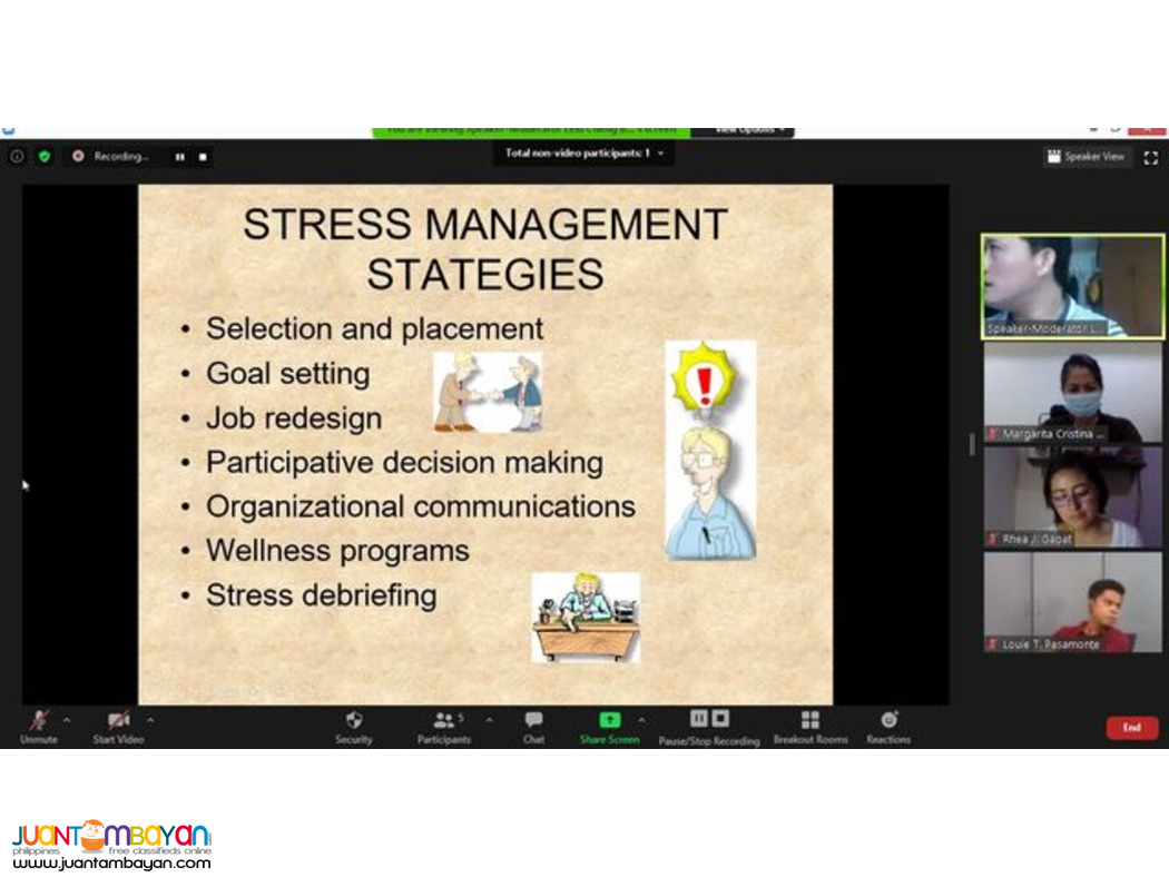LCM Training SO3 Safety Officer 3 Training Online DOLE Weekends Online