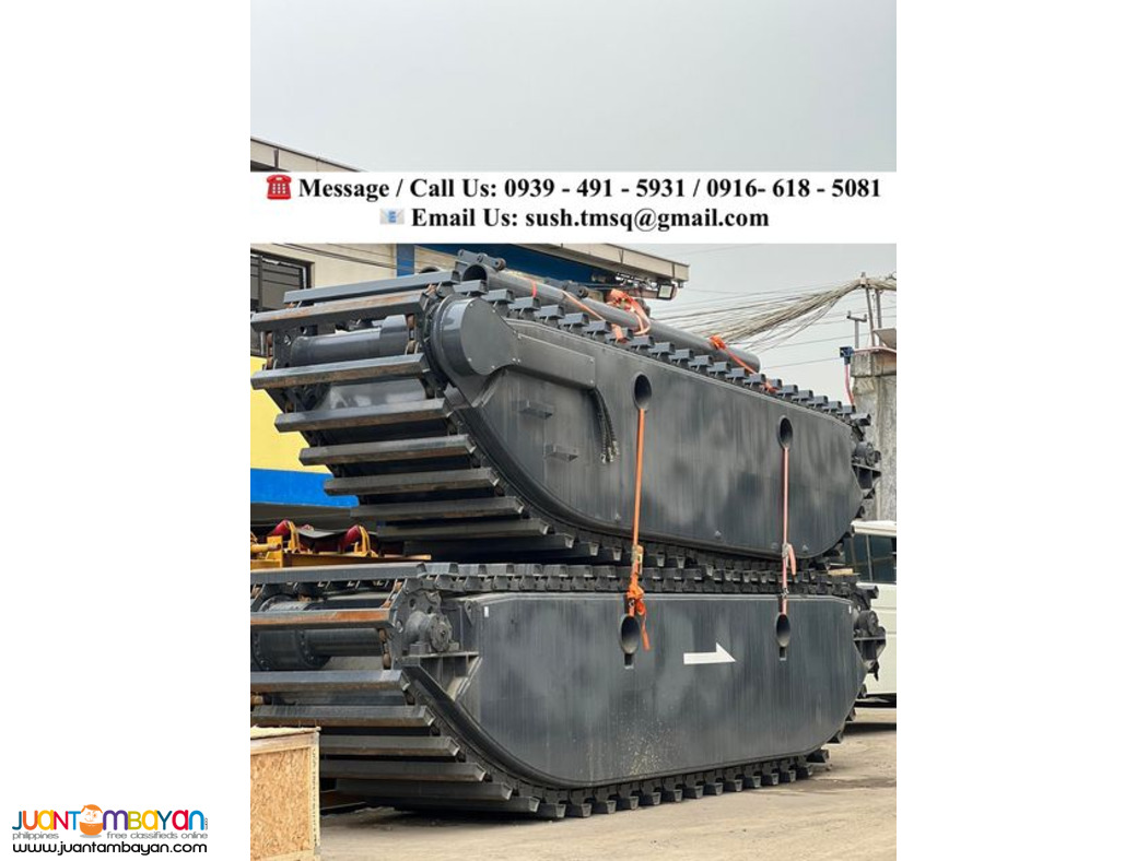 Amphibious Backhoe excavator with Side Pontoon 1.0cubic XCMG/ Sunward