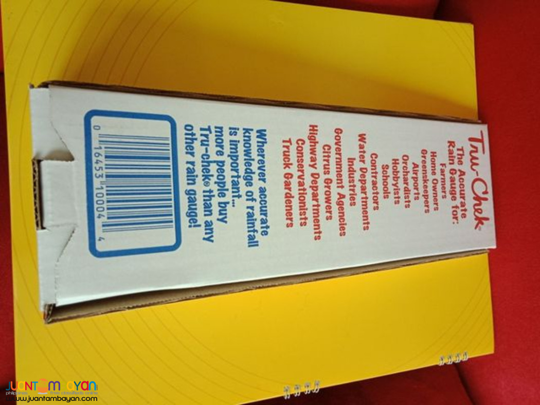 Rain Gauge, Tru-Chek Rain Gauge, Manual Rain Gauge, MADE IN USA
