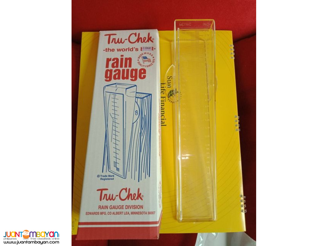 Rain Gauge, Tru-Chek Rain Gauge, Manual Rain Gauge, MADE IN USA