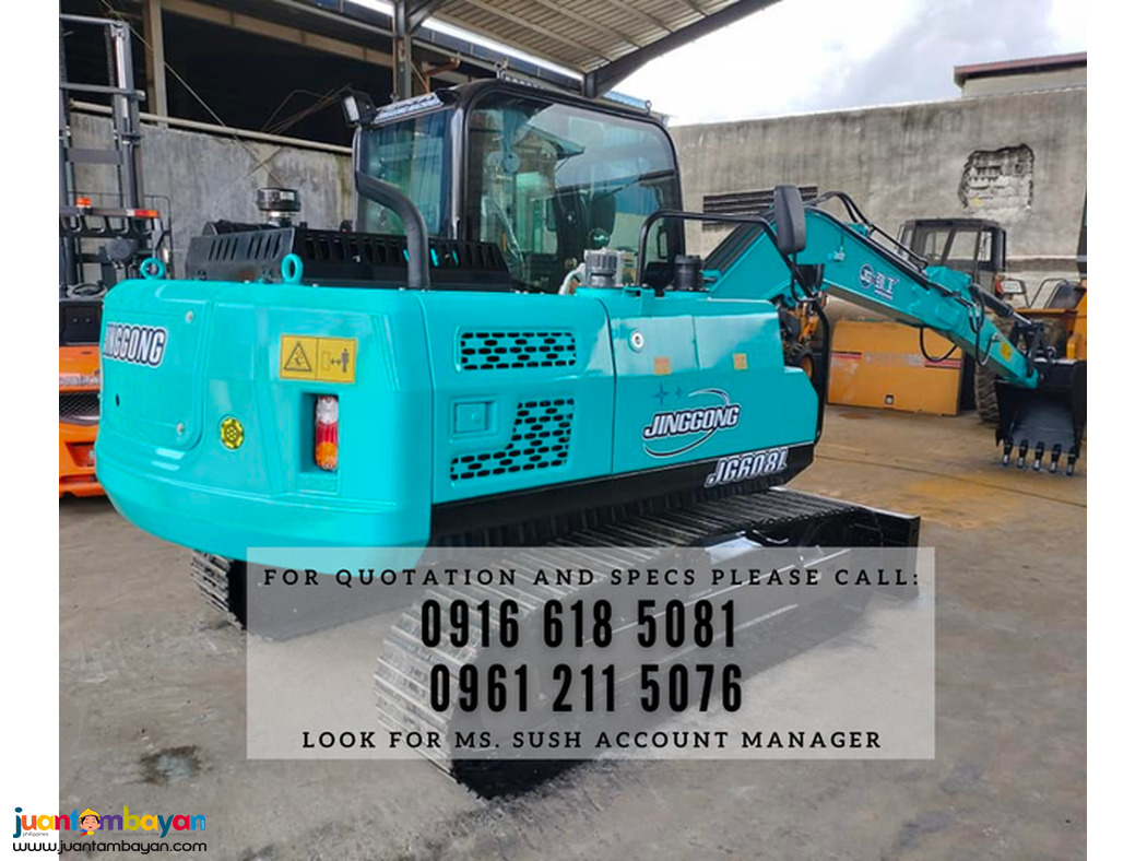 0.25 CUBIC BACKHOE EXCAVATOR WITH DOZER  JINGGONG JG708L