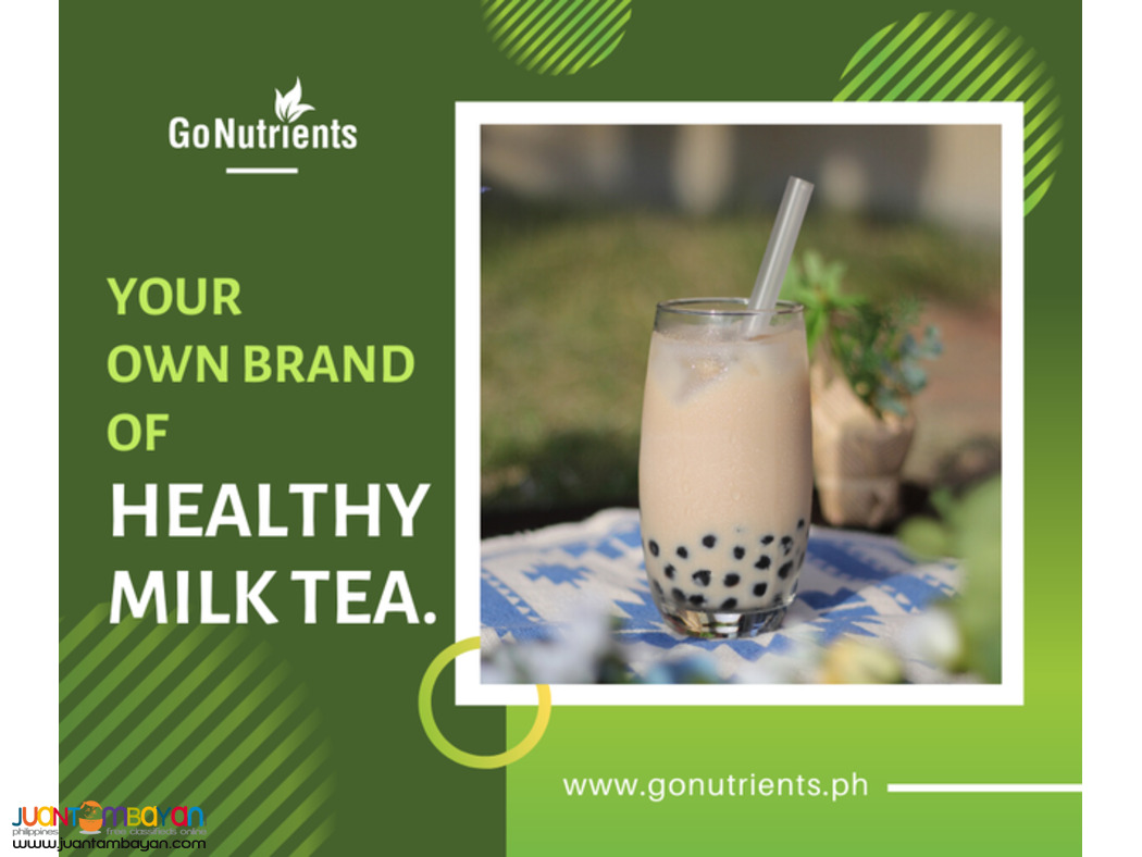 Best Milk Tea Supplier Manila GoNutrients
