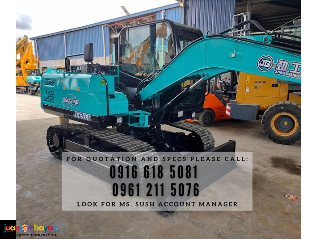 JG608L Excavator Bakchoe 0.25cbm with dozer Jinggong Available