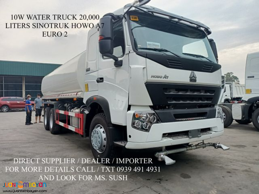 BRAND NEW HOWO A7 WATER TRUCK 20KL FOR SALE