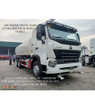 BRAND NEW HOWO A7 WATER TRUCK 20KL FOR SALE