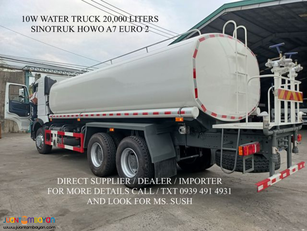 BRAND NEW HOWO A7 WATER TRUCK 20KL FOR SALE