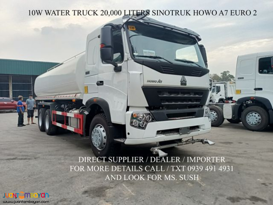 BRAND NEW HOWO A7 WATER TRUCK 20KL FOR SALE