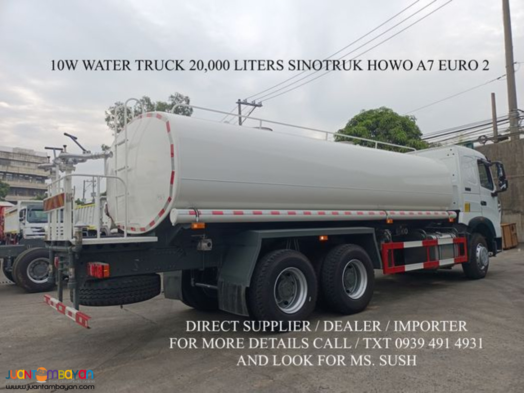 BRAND NEW HOWO A7 WATER TRUCK 20KL FOR SALE