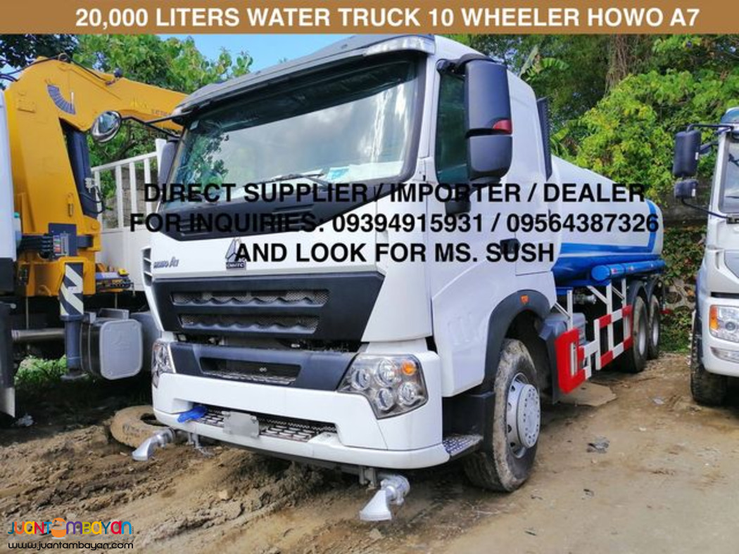 BRAND NEW HOWO A7 WATER TRUCK 20KL FOR SALE
