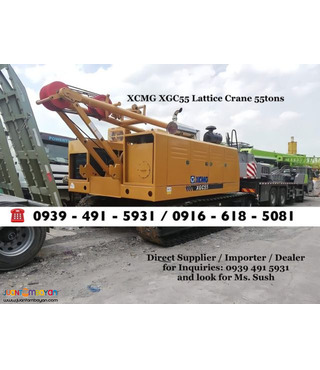 BRAND NEW XCMG LATTICE/ CRAWLER CRANE FOR SALE