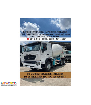 10-Wheeler 10cubic Concrete Mixer Truck /Transit Mixer Truck Howo A7