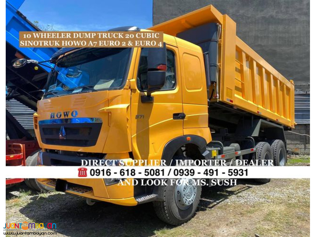 BRAND NEW 1O-WHEELER  DUMP TRUCK 20cubic Howo A7 FOR SALE