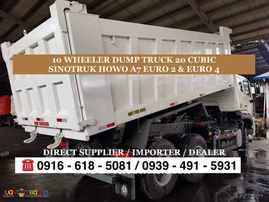 BRAND NEW 1O-WHEELER  DUMP TRUCK 20cubic Howo A7 FOR SALE