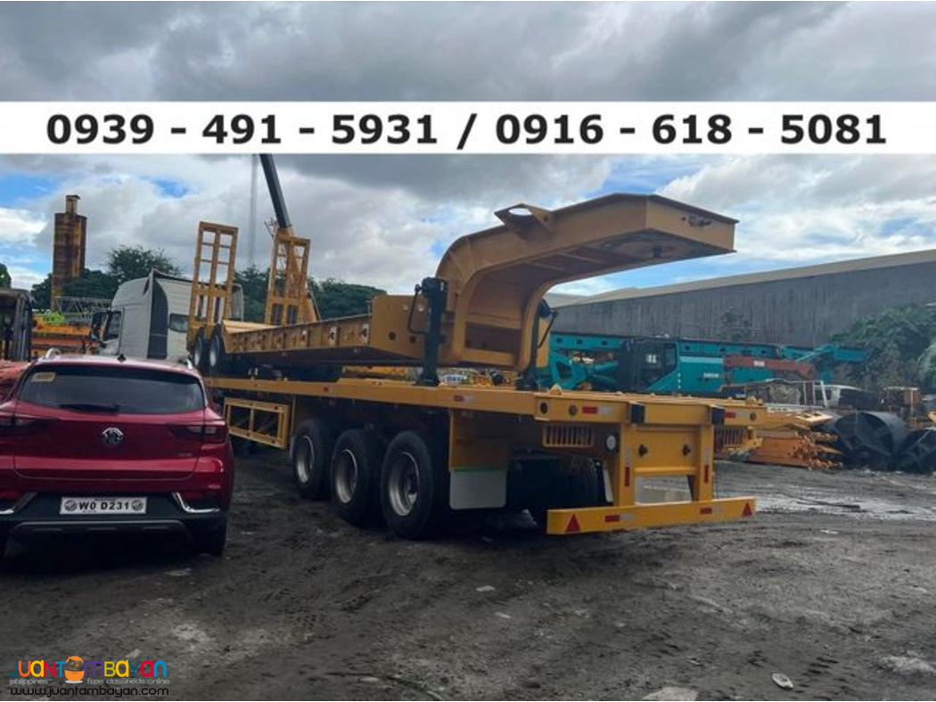BRAND NEW 8-wheeler 26ft 45tons Lowbed trailer brand new for sale