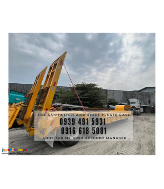 8-wheeler 26ft 45tons Lowbed trailer brand new for sale