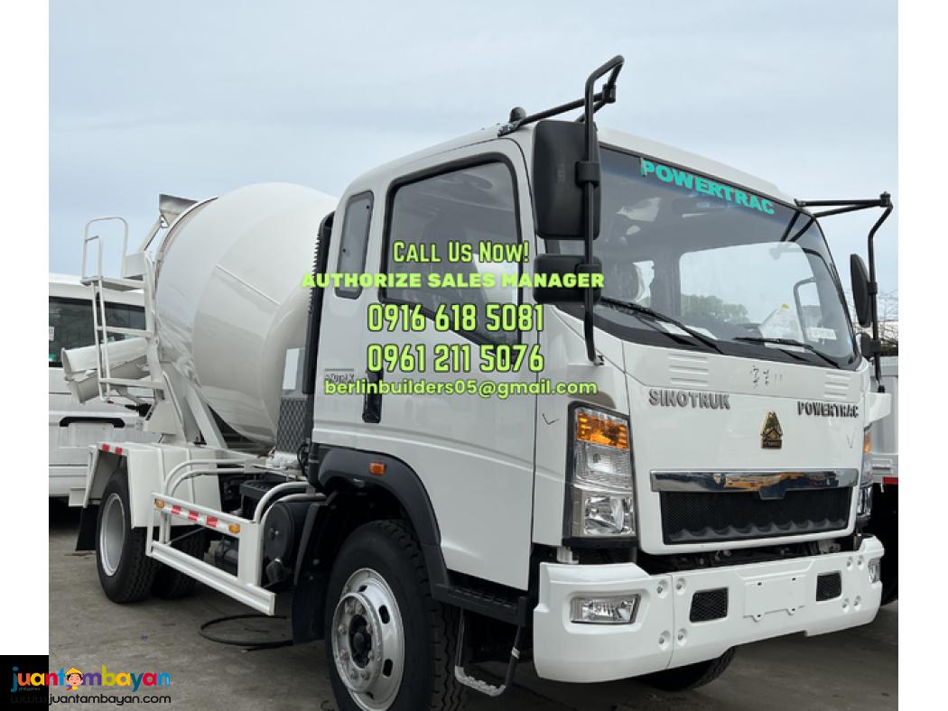6 wheeler 4cbm transit mixer truck sinotruk brand new for sale