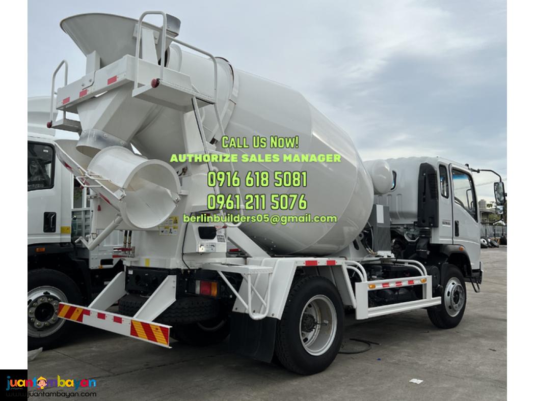 6 wheeler 4cbm transit mixer truck sinotruk brand new for sale