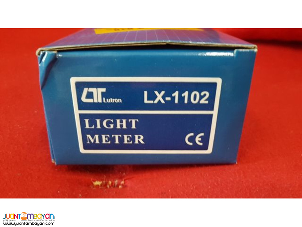 High Resolution Lux Meter, Light Meter, Lutron, LX-1102