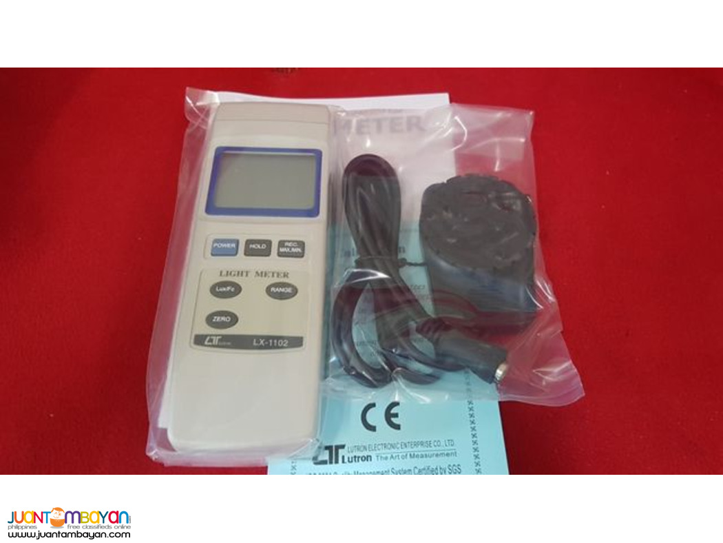 High Resolution Lux Meter, Light Meter, Lutron, LX-1102