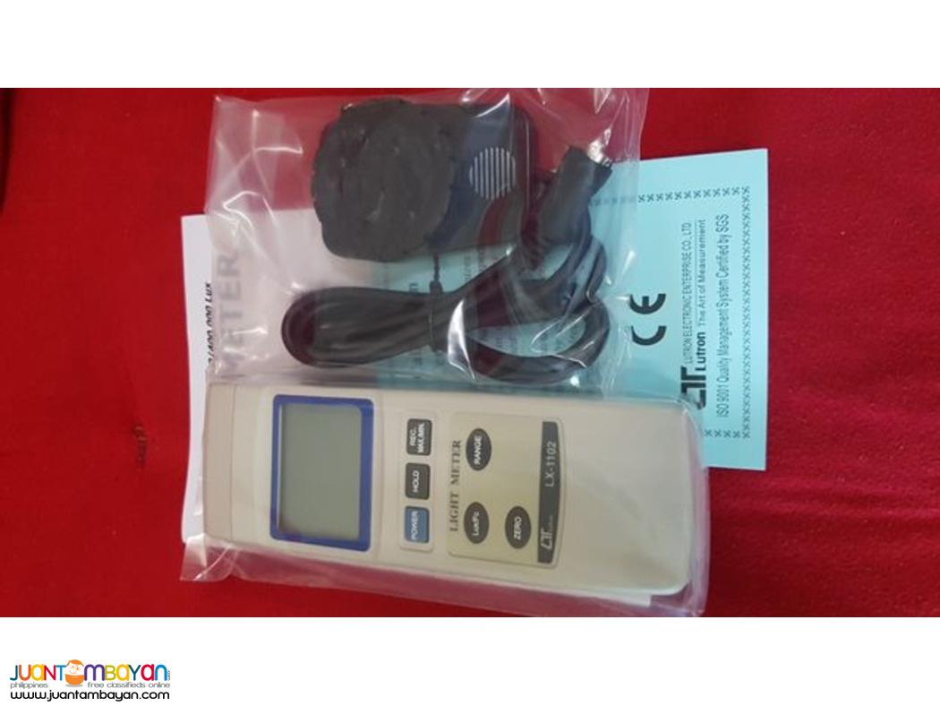 High Resolution Lux Meter, Light Meter, Lutron, LX-1102