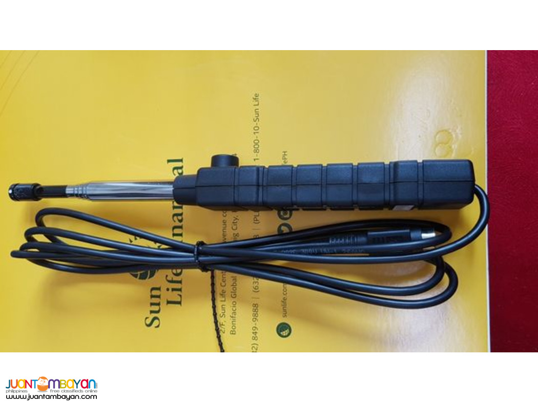Hot Wire Anemometer, telescopic Anemometer, Datalogger