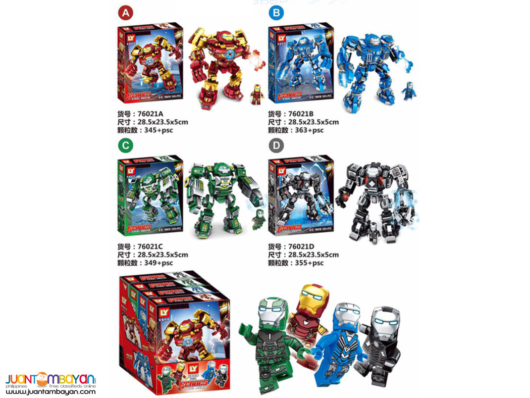 YL™ 76021AD Heroes Steel Mecha Iron Man