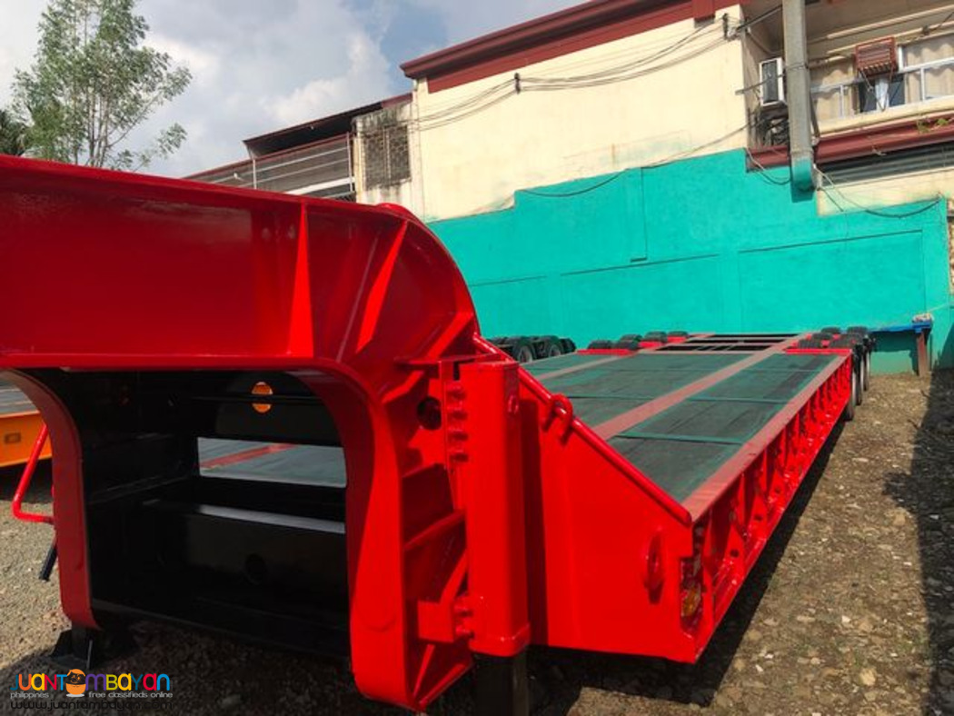 LOWBED TRAILER FOR BACKHOE