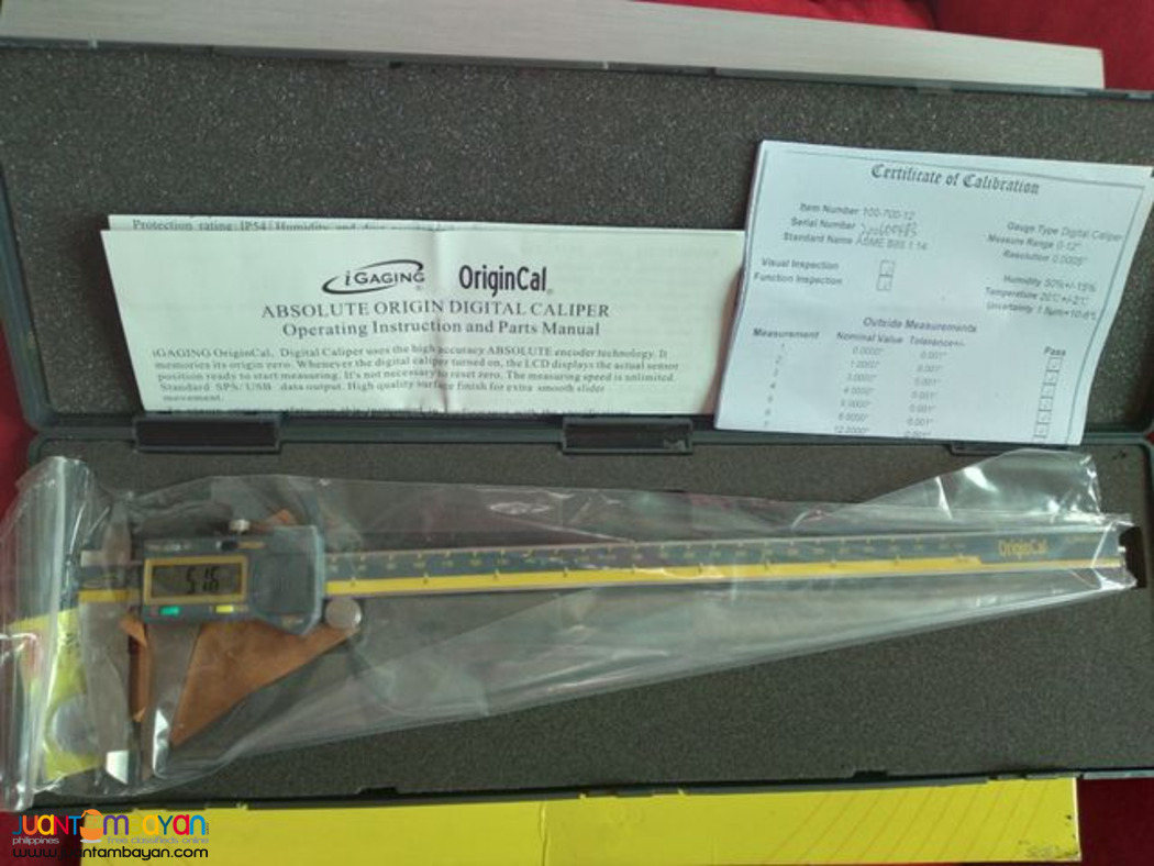 Digital Caliper, 12-Inches Electronic Caliper, 300mm Caliper, iGaging