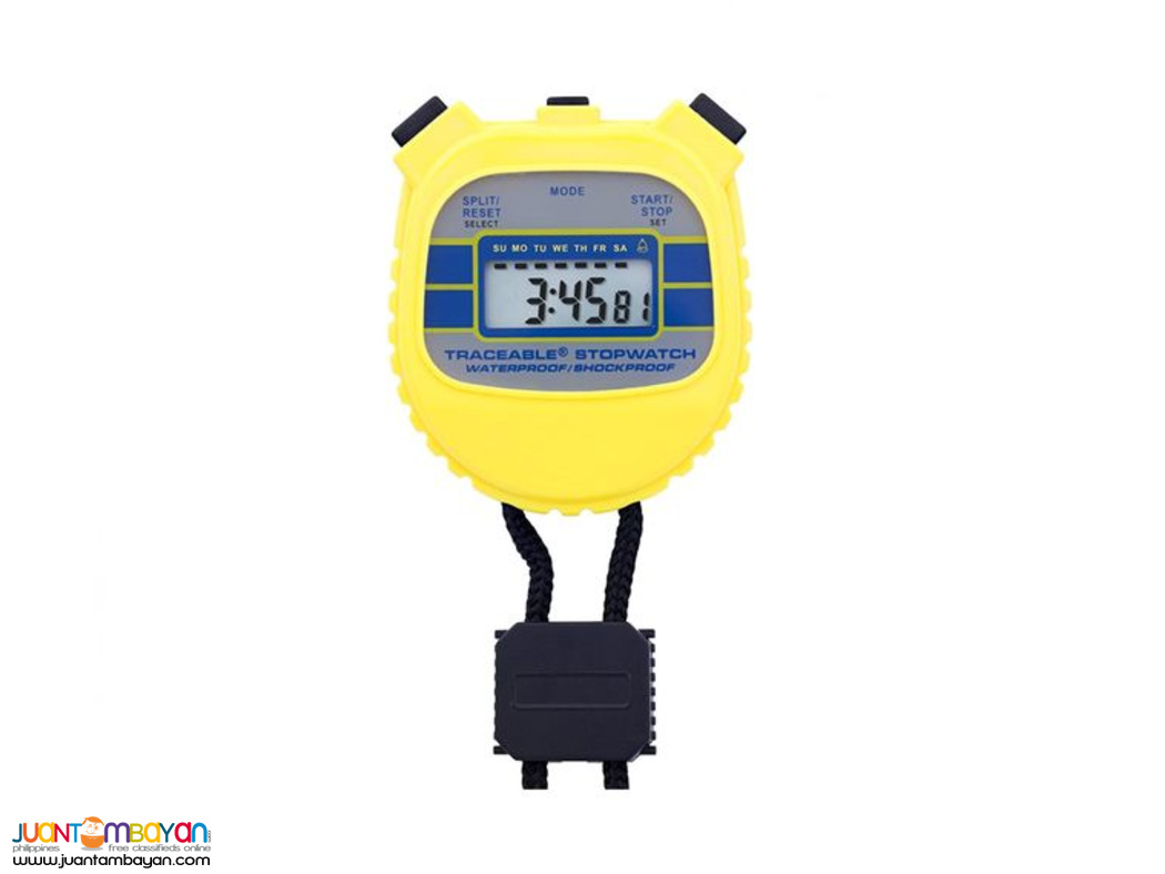 Traceable 1042 Stopwatch, Waterproof, Shockproof, Stopwatch