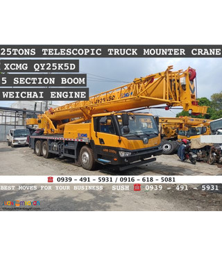 25tons Telescopic truck mounted Crane XCMG qy25k