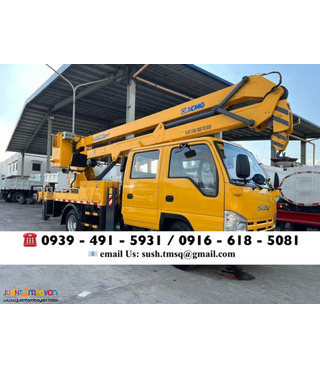 14meters manlift truck double cab isuzu XCMG 6-wheeler 