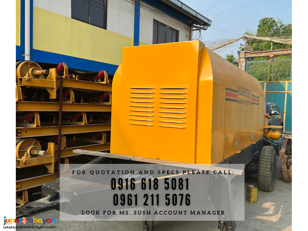 trailer mounted pumpcrete hbts60 60cbm/hr brand new for sale