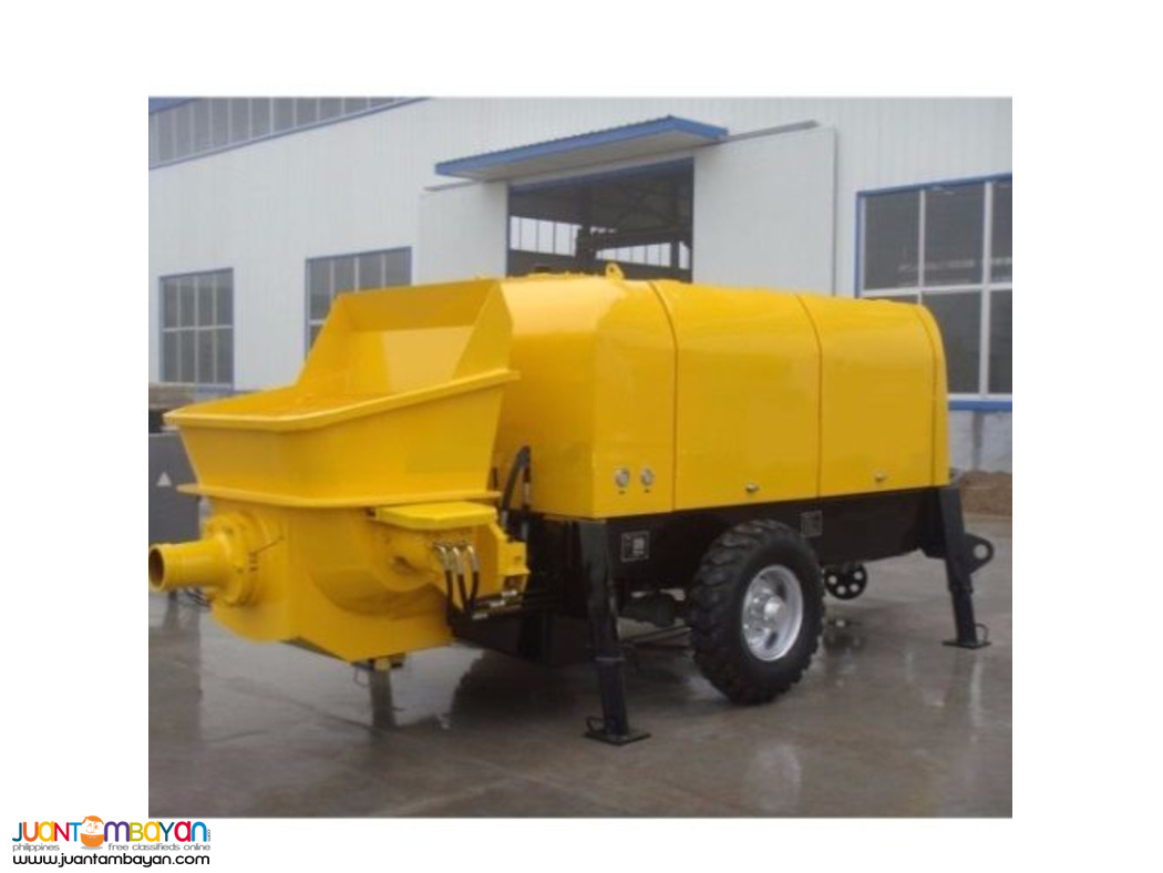 trailer mounted pumpcrete hbts60 60cbm/hr brand new for sale