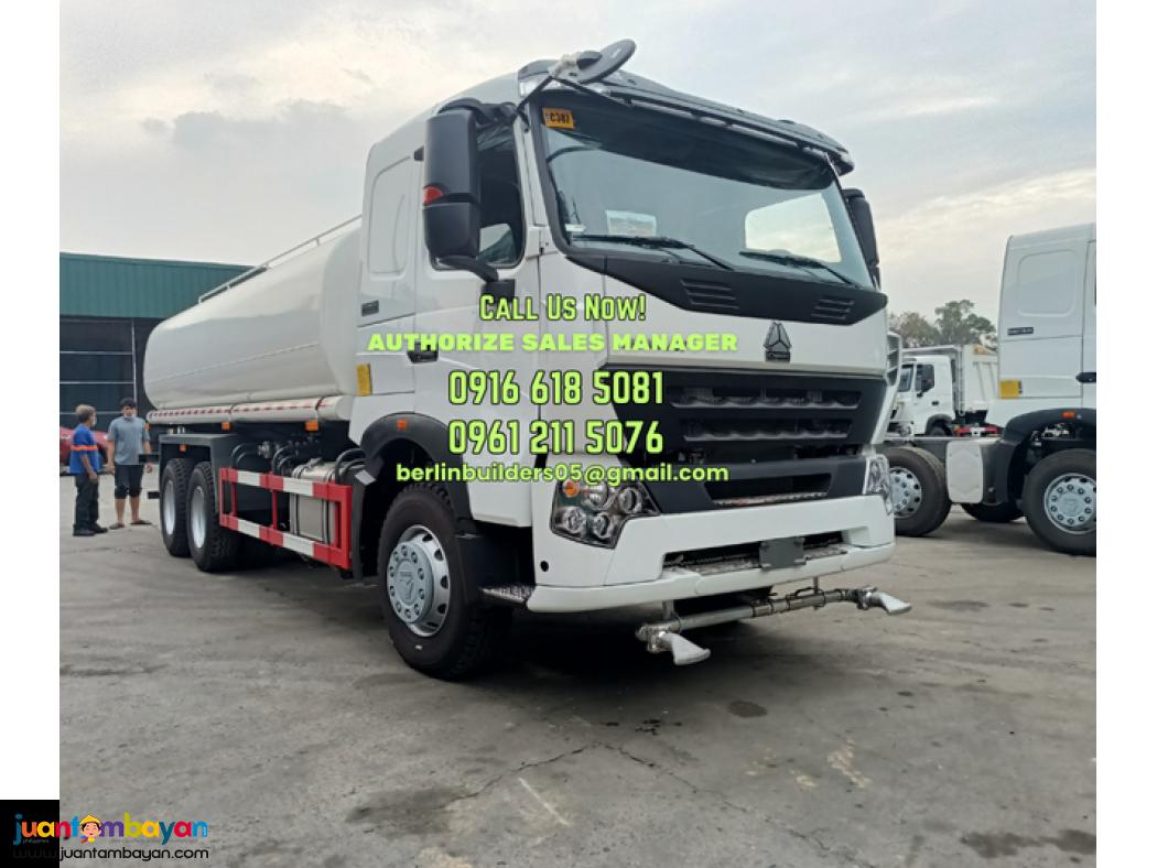 20kl water truck 10wheeler sinotruk howo brand new for sale