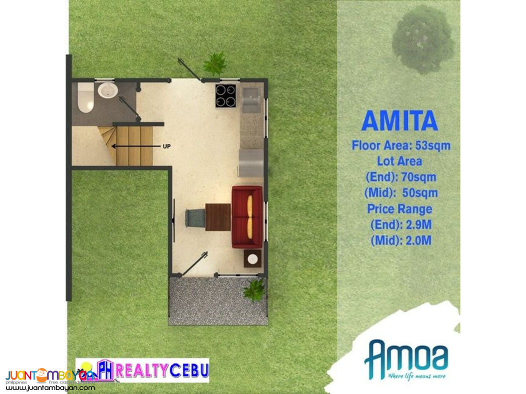 AMOA SUBDIVISION - 2 BR HOUSE (AMITA) IN COMPOSTELA, CEBU 